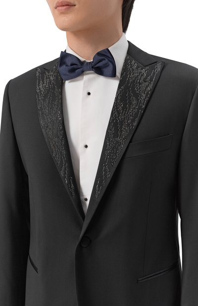 Шерстяной смокинг с отделкой стразами CORNELIANI, арт. 276T46/2798150, фото 5