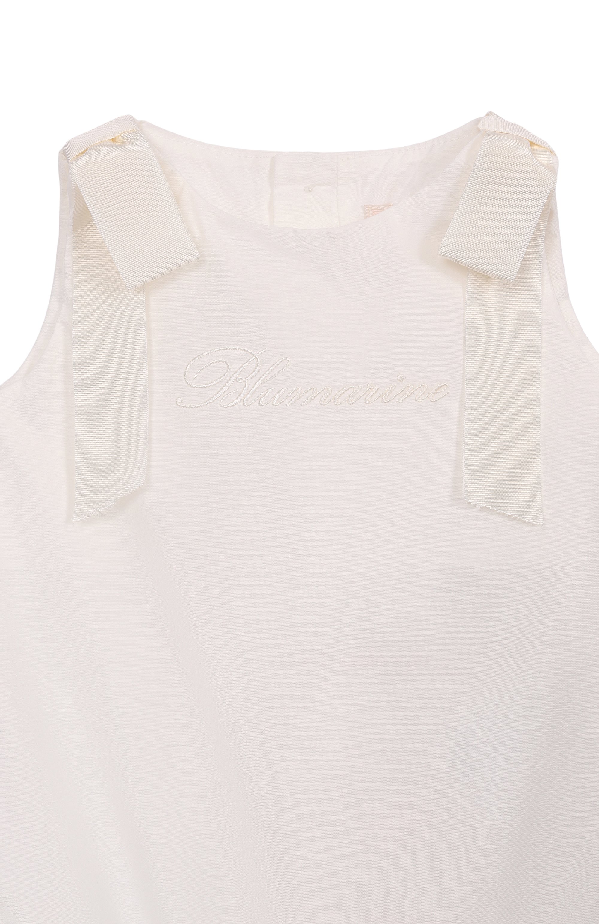 Хлопковый песочник BLUMARINE кремового цвета по цене 15450 руб., арт. BNPG0050/CA030, фото 3 Хлопковый песочник BLUMARINE, арт. BNPG0050/CA030, фото 3