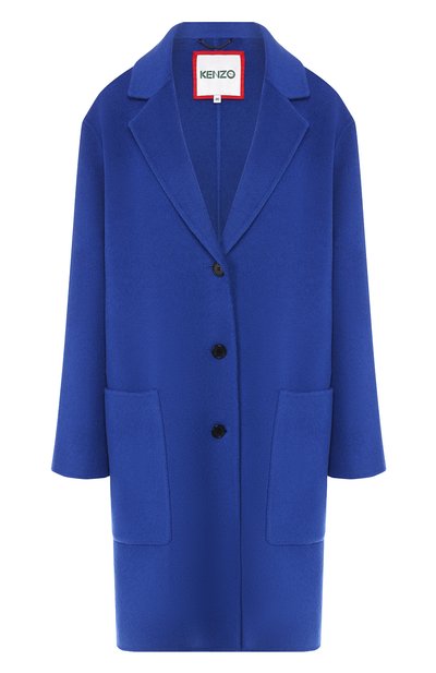 Женское однобортное пальто из смеси шерсти и кашемира KENZO, арт. 2MA015570