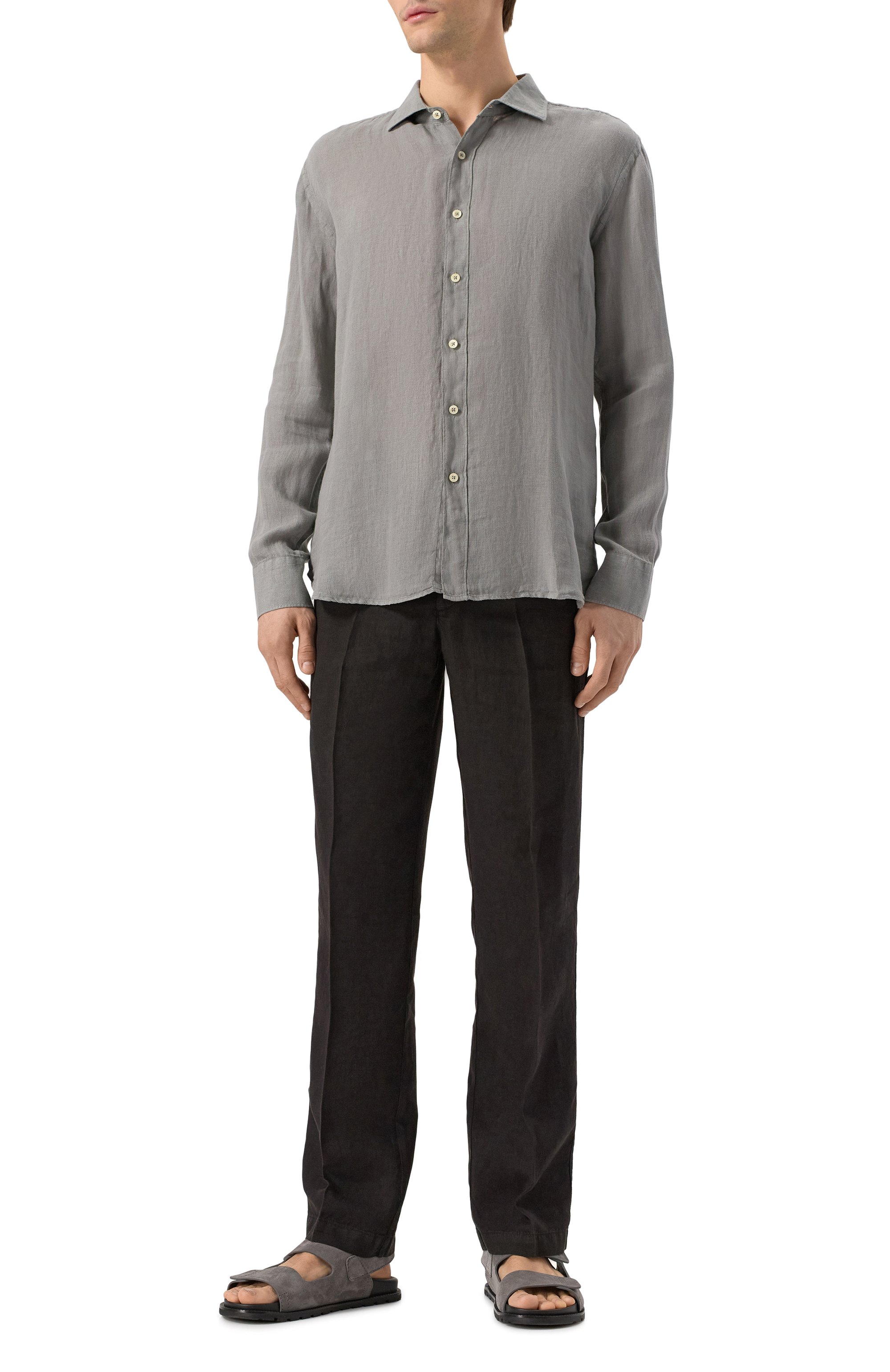 Льняная рубашка 120% LINO, арт. 32ALIM1311/0115/000, фото 2