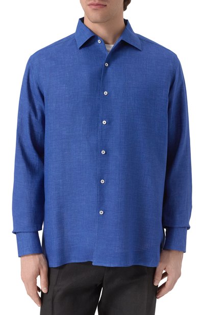 Льняная рубашка COLOMBO, арт. CM00375/T10553, фото 3