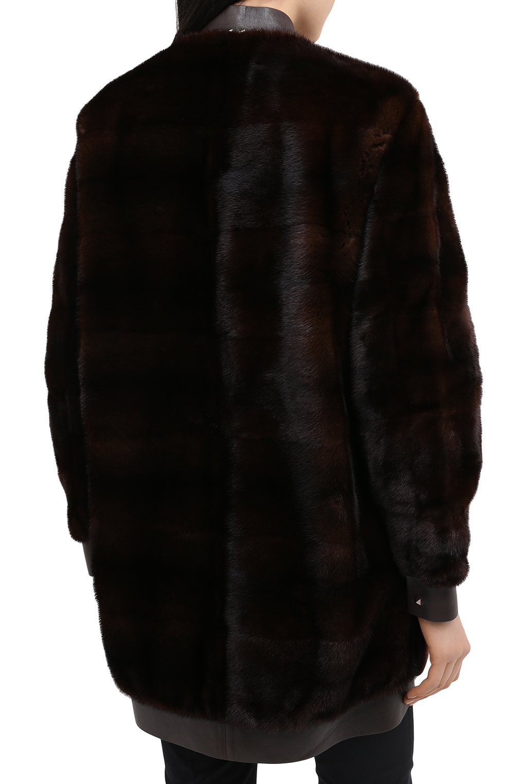 Бомбер из меха норки VALENTINO, арт. NF3FB217/1DF, фото 4