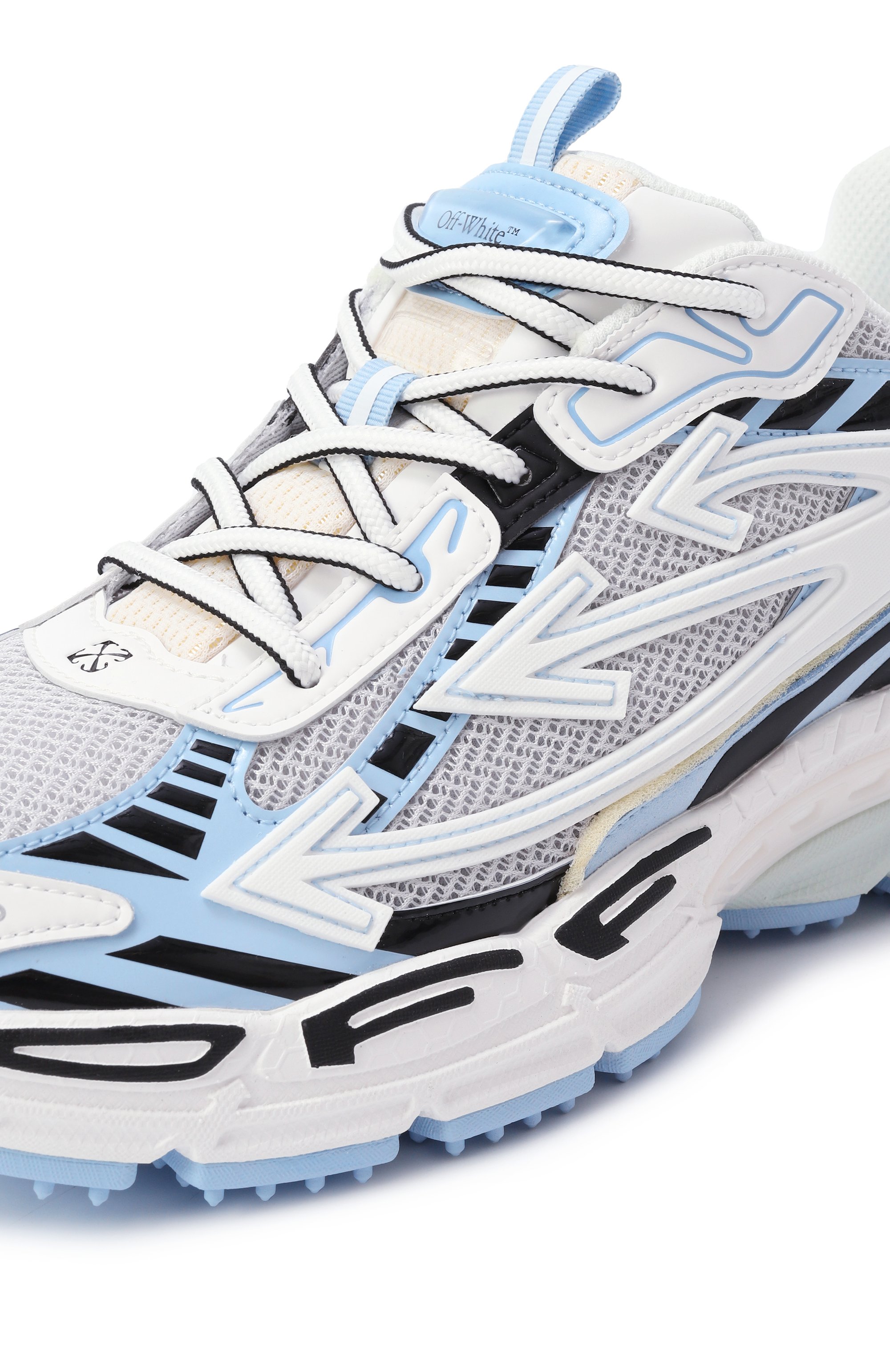 Комбинированные кроссовки be right back OFF-WHITE, арт. 0MIA295C99FAB0010140, фото 7