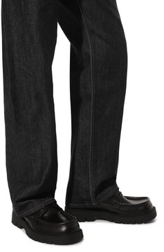 Мужские кожаные дерби BOTTEGA VENETA темно-коричневого цвета, арт. 741323/V2WT0 | Фото 3 (Матери�ал внутренний: Натуральная кожа; Материал сплава: Проставлено; Нос: Не проставлено; Стили: Классический)