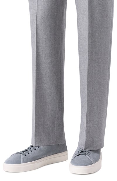 Замшевые кеды voilee SANTONI, арт. MBGG22086PNNTEGC, фото 3