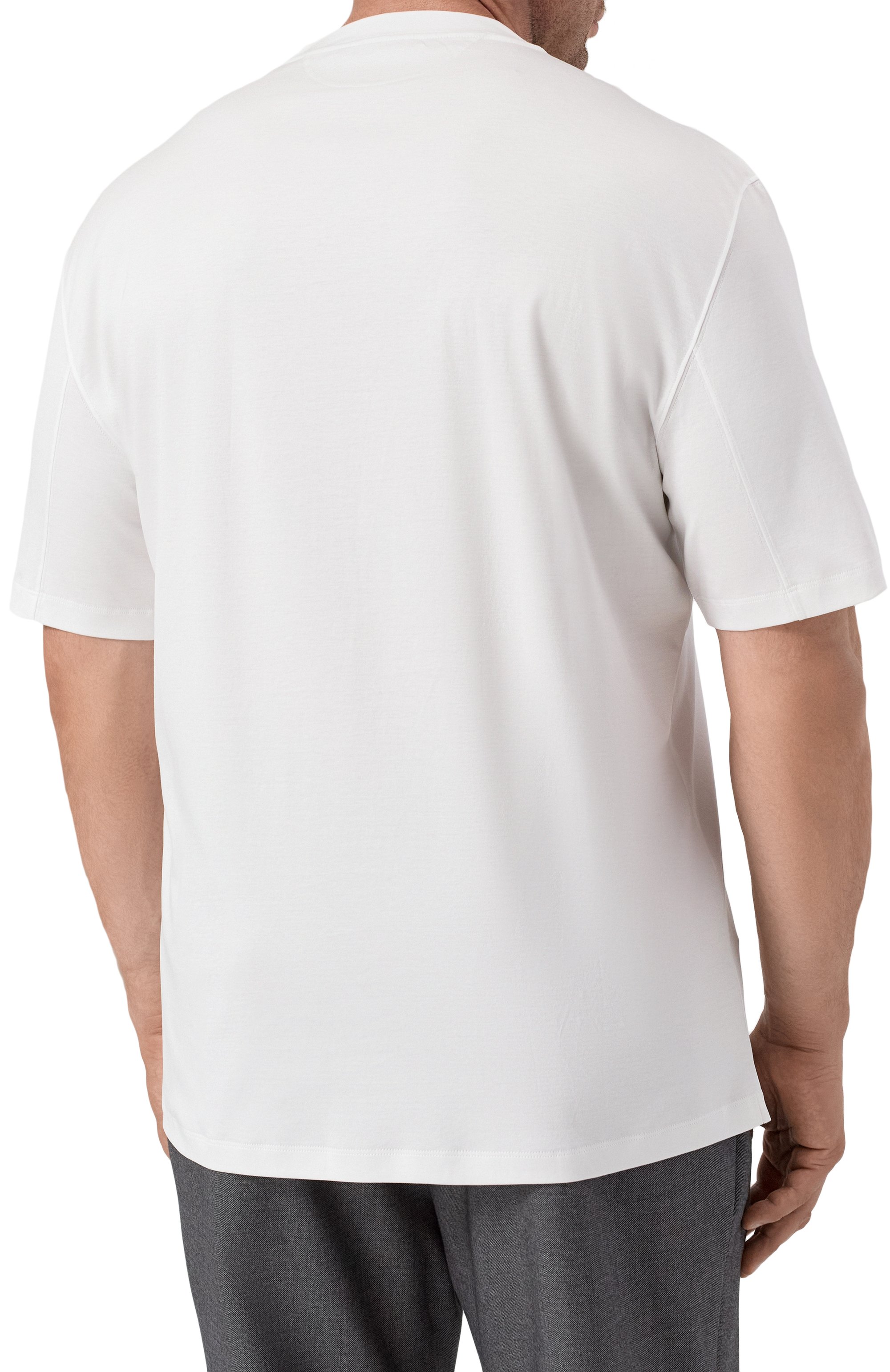 Хлопковая футболка BRUNELLO CUCINELLI, арт. M0B131308W, фото 4