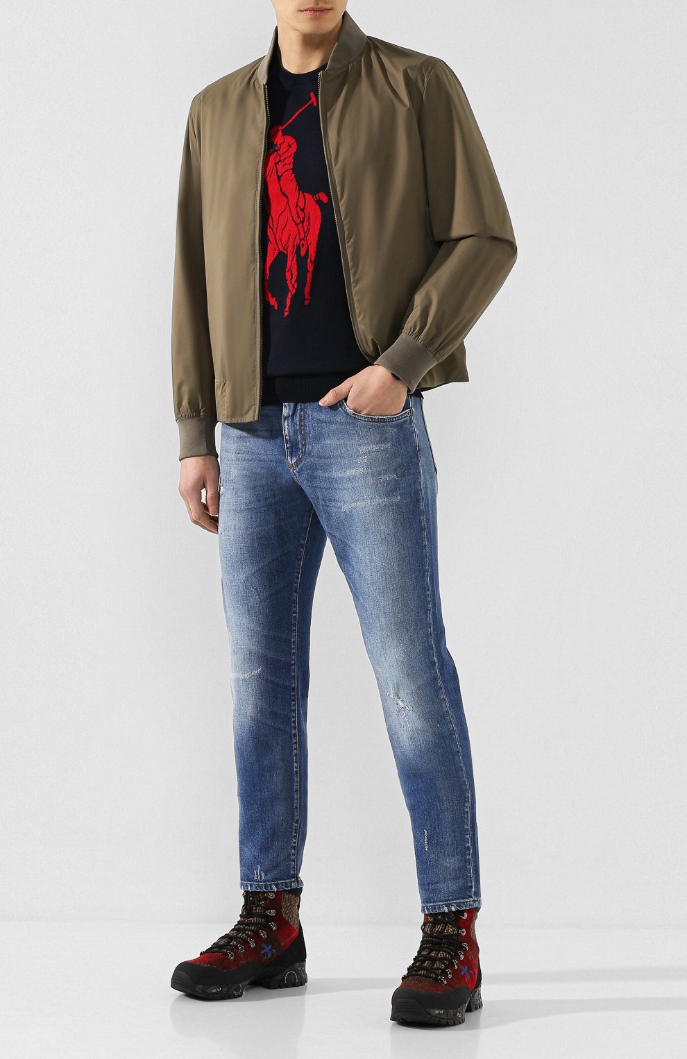 Текстильные ботинки midtreck PREMIATA разноцветного цвета по цене 43300 руб., арт. MIDTRECK/VAR162, фото 2 Текстильные ботинки midtreck PREMIATA, арт. MIDTRECK/VAR162, фото 2