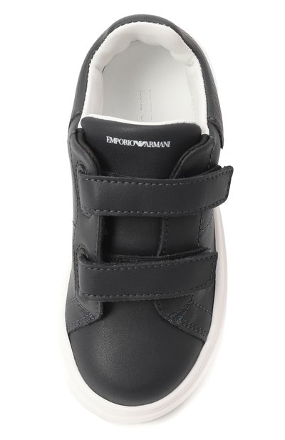 Кожаные кеды EMPORIO ARMANI, арт. XMX022/XCC76, фото 4