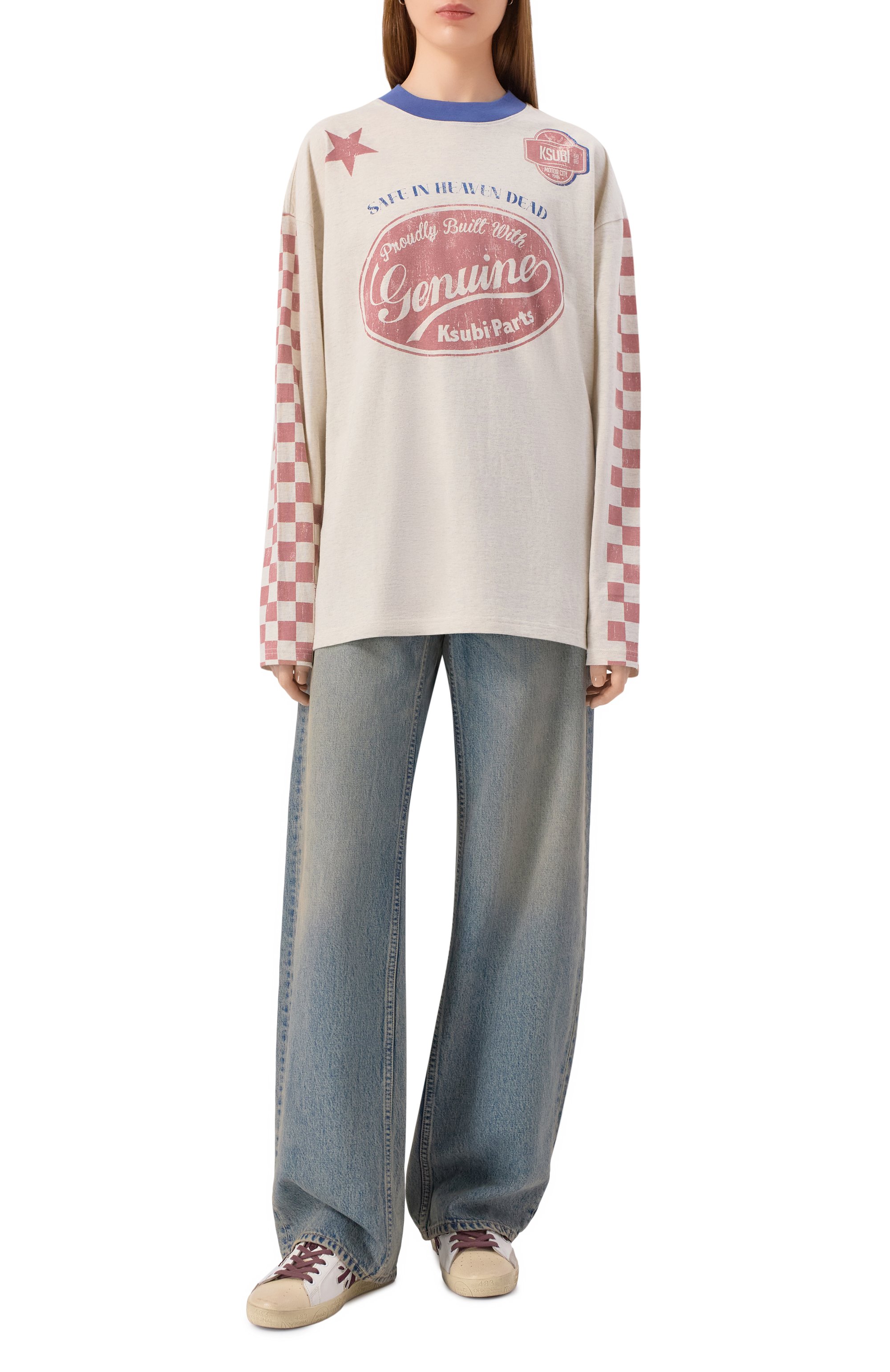 Хлопковый лонгслив KSUBI, арт. WPF25TE006, фото 2