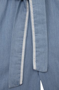 Детские джинсовые шорты CHLOÉ голубого цвета, арт. C20079/6A-12A | Фото 3 (Материал подклада: Хлопок; Материал сплава: Проставлено; Материал внешний: Хлопок, Деним; Нос: Не проставлено; Кросс-КТ: Деним; Ростовка одежда: 5 лет | 110 см, 12 лет | 152 см, 7 лет | 122 см, 9 лет | 134 см)