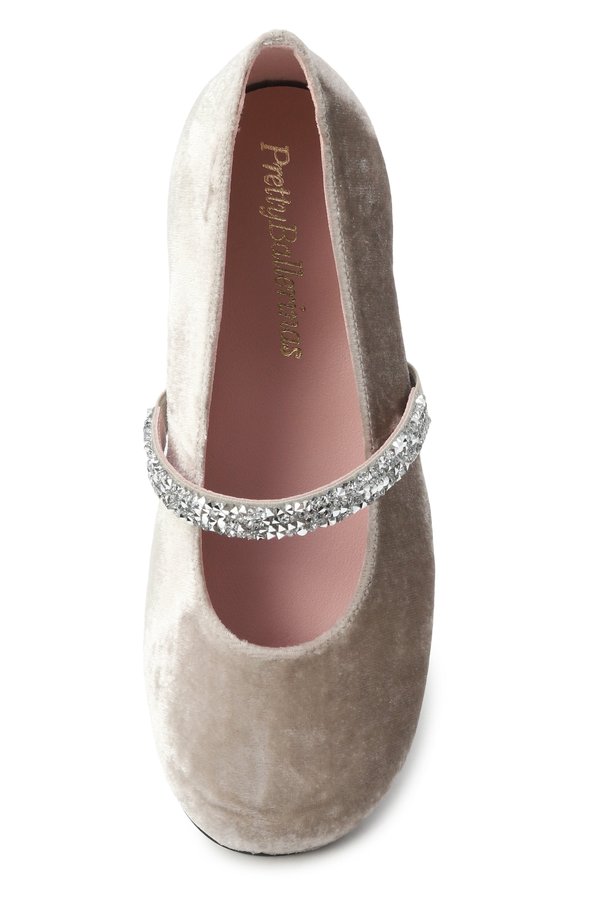 Бархатные балетки PRETTY BALLERINAS, арт. 49099, фото 4