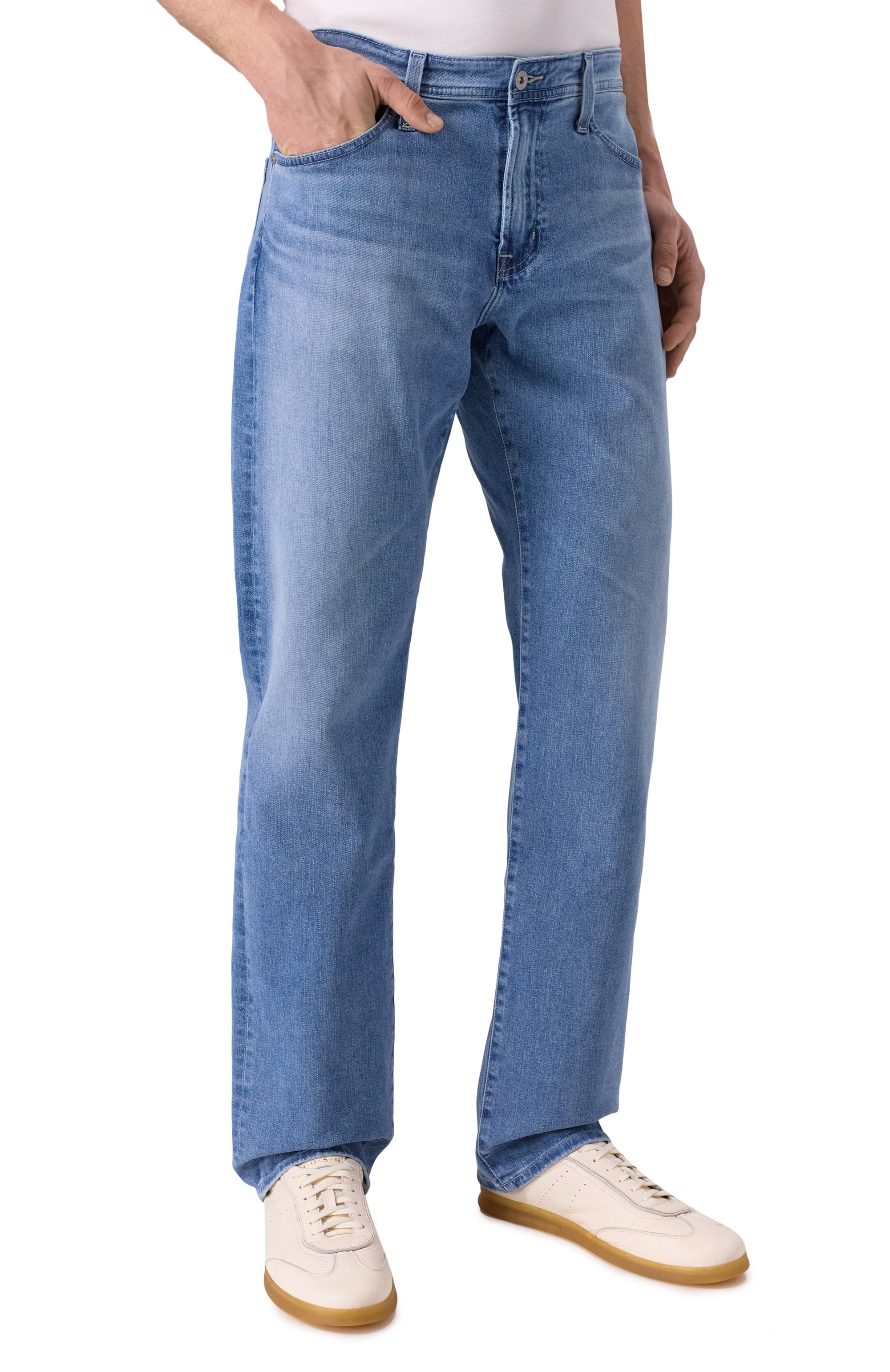 Джинсы protege AG ADRIANO GOLDSCHMIED синего цвета по цене 33300 руб., арт. 1049HYI, фото 3 Джинсы protege AG ADRIANO GOLDSCHMIED, арт. 1049HYI, фото 3