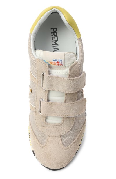 Комбинированные кроссовки lucy PREMIATA WILL BE светло-бежевого цвета по цене 29600 руб., арт. 23021945/LUCY V/36-40, фото 4 Комбинированные кроссовки lucy PREMIATA WILL BE, арт. 23021945/LUCY V/36-40, фото 4