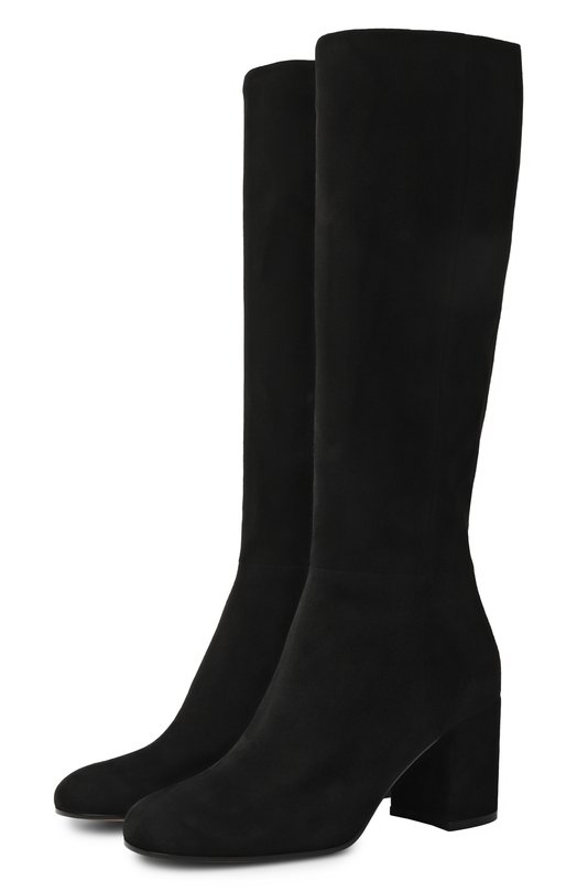 Замшевые сапоги Joelle 70 Gianvito Rossi G80293.70RIC.C45NER0 Чёрный G80293.70RIC.C45NER0