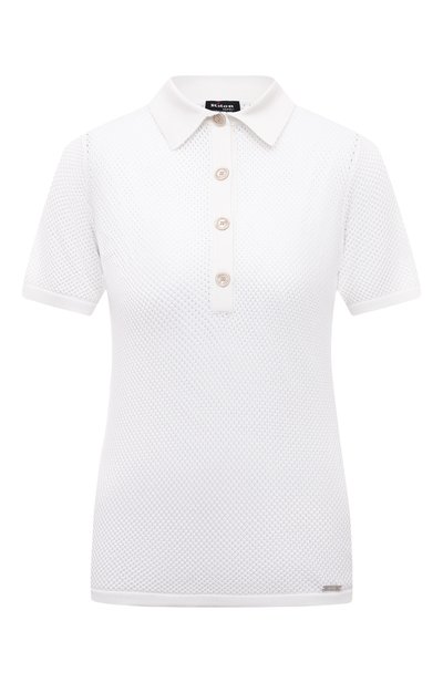 Женское шелковое поло KITON, арт. D55714001