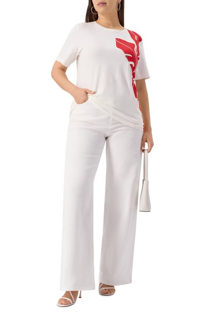 Хлопковая футболка PERSONA BY MARINA RINALDI, арт. R0MANA, фото 2