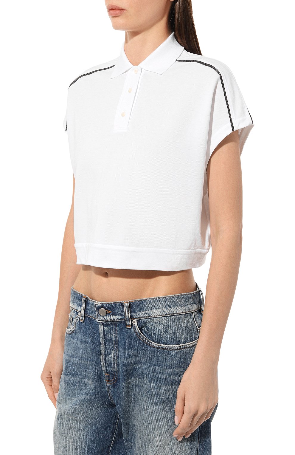 Хлопковое поло BRUNELLO CUCINELLI, арт. M0T63BP211, фото 3