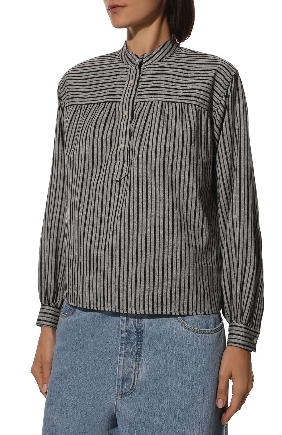 Хлопковая рубашка ISABEL MARANT ETOILE, арт. HT1042-17A045E/0NLY, фото 3