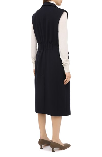 Шерстяной жилет JM STUDIO синего цвета по цене 47950 руб., арт. FW202118, фото 4 Шерстяной жилет JM STUDIO, арт. FW202118, фото 4