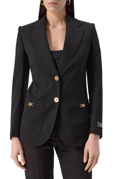 Шерстяной жакет VERSACE, арт. 1013633/1A04649, фото 3