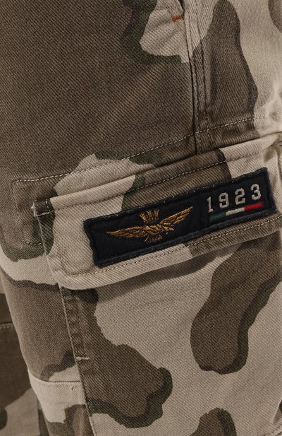 Хлопковые брюки-карго AERONAUTICA MILITARE, арт. 242PA1613CT3372, фото 5