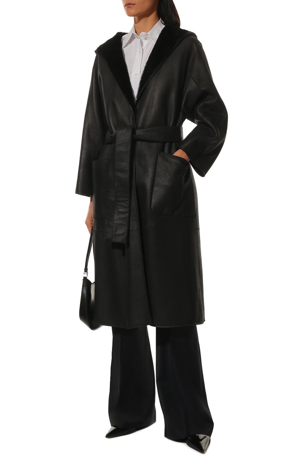 Двусторонняя дубленка из овчины PRADA, арт. 56980M-1XAN-F0002, фото 2