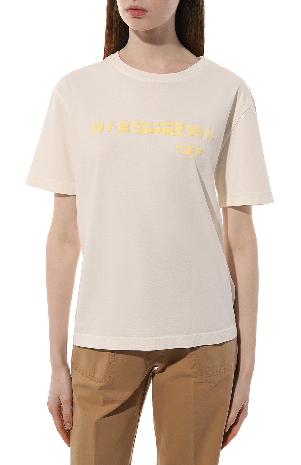 Хлопковая футболка DIESEL, арт. A09184/0SUBA, фото 3