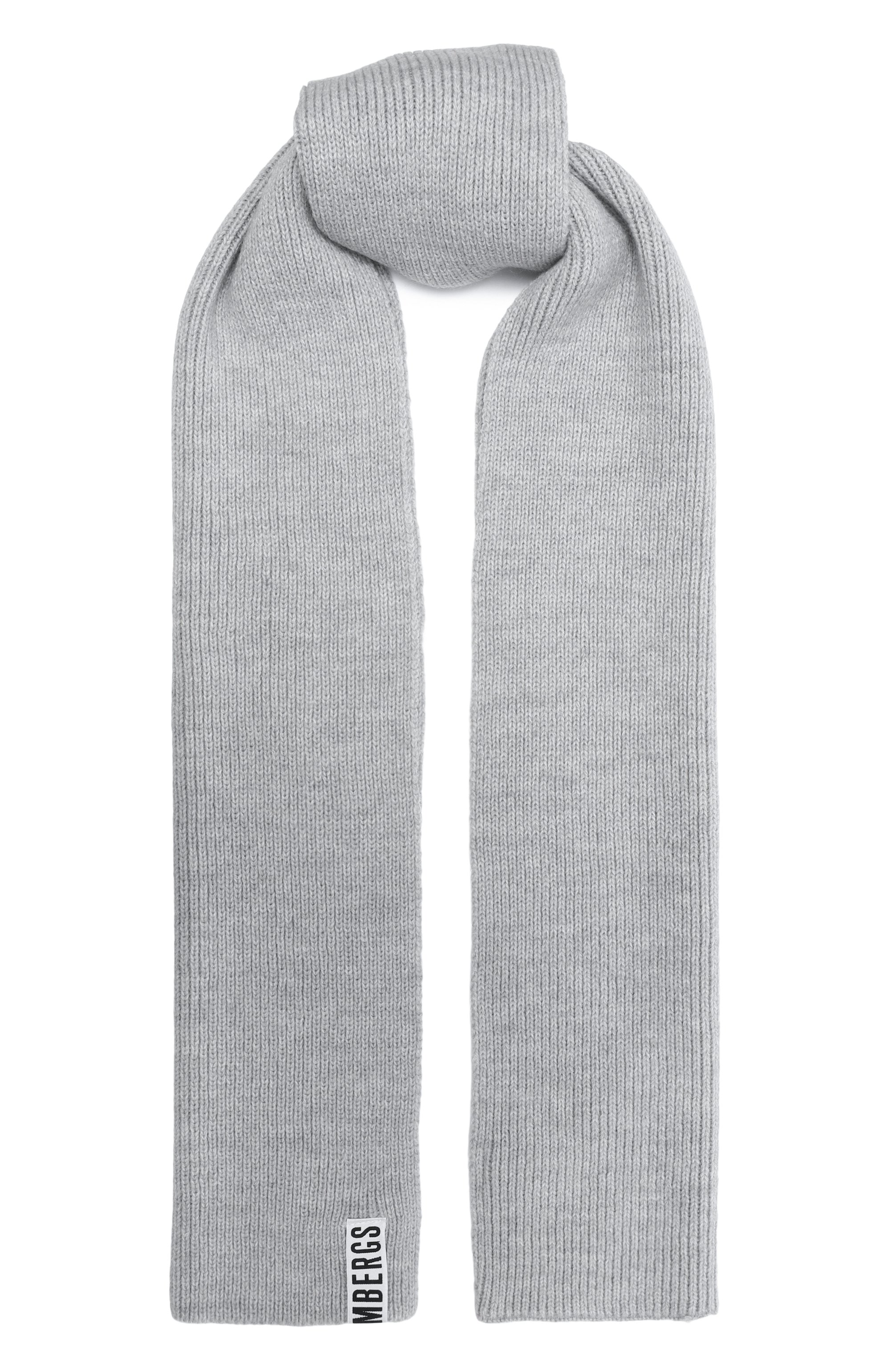 Шарф DIRK BIKKEMBERGS светло-серого цвета по цене 5995 руб., арт. BKSC01202K, фото 1 Шарф DIRK BIKKEMBERGS, арт. BKSC01202K, фото 1