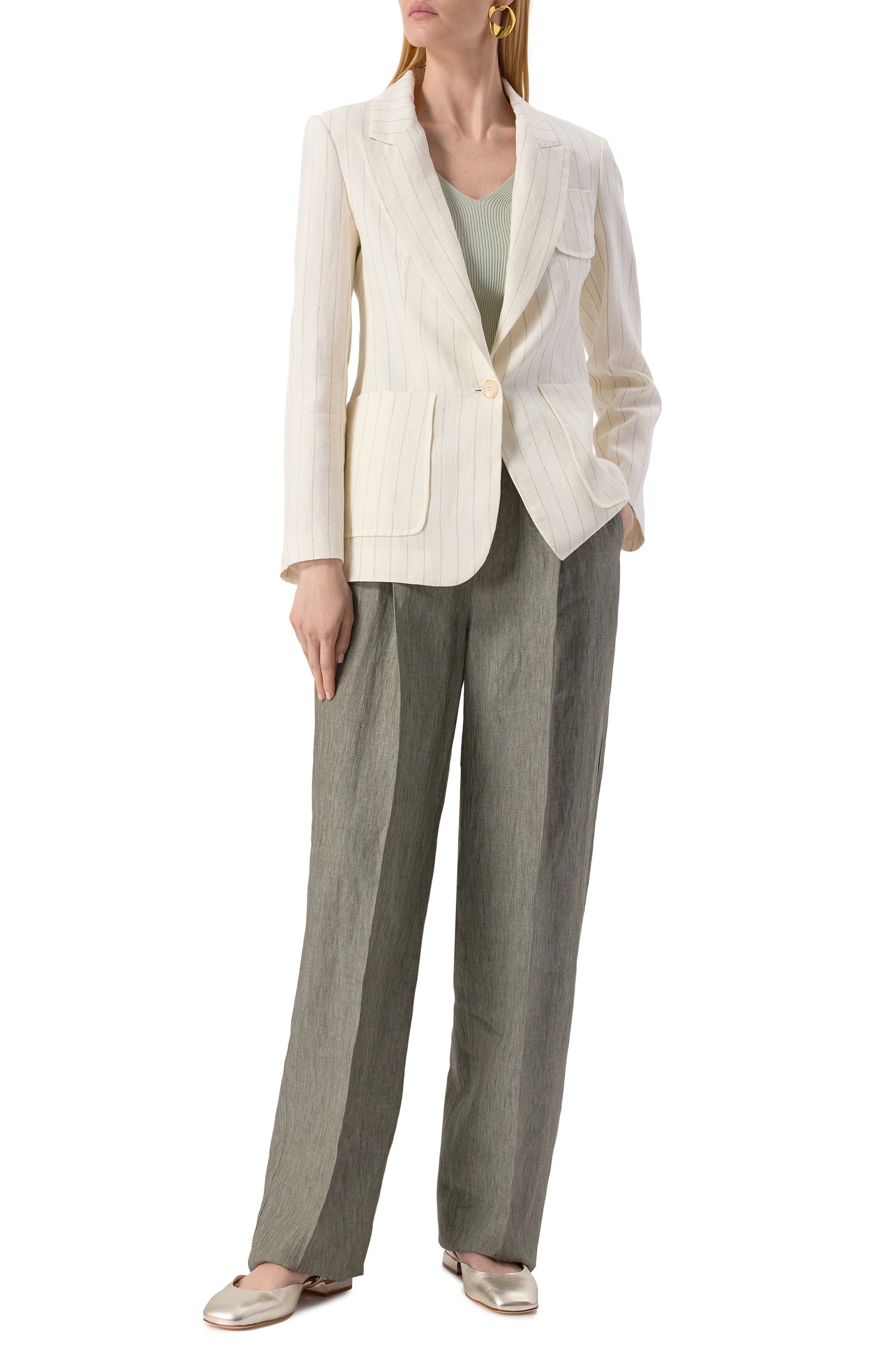 Льняной жакет FORTE DEI MARMI COUTURE, арт. 25SF5414, фото 2