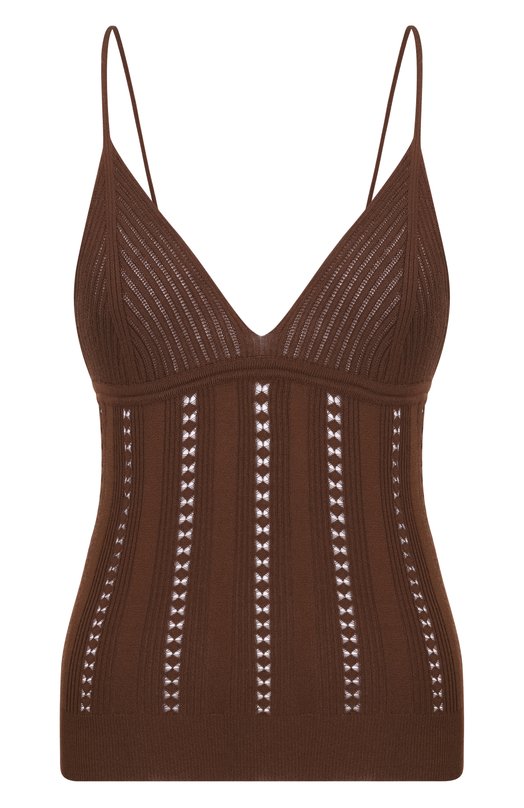 Топ из вискозы Blumarine 2M689A Коричневый 2M689A