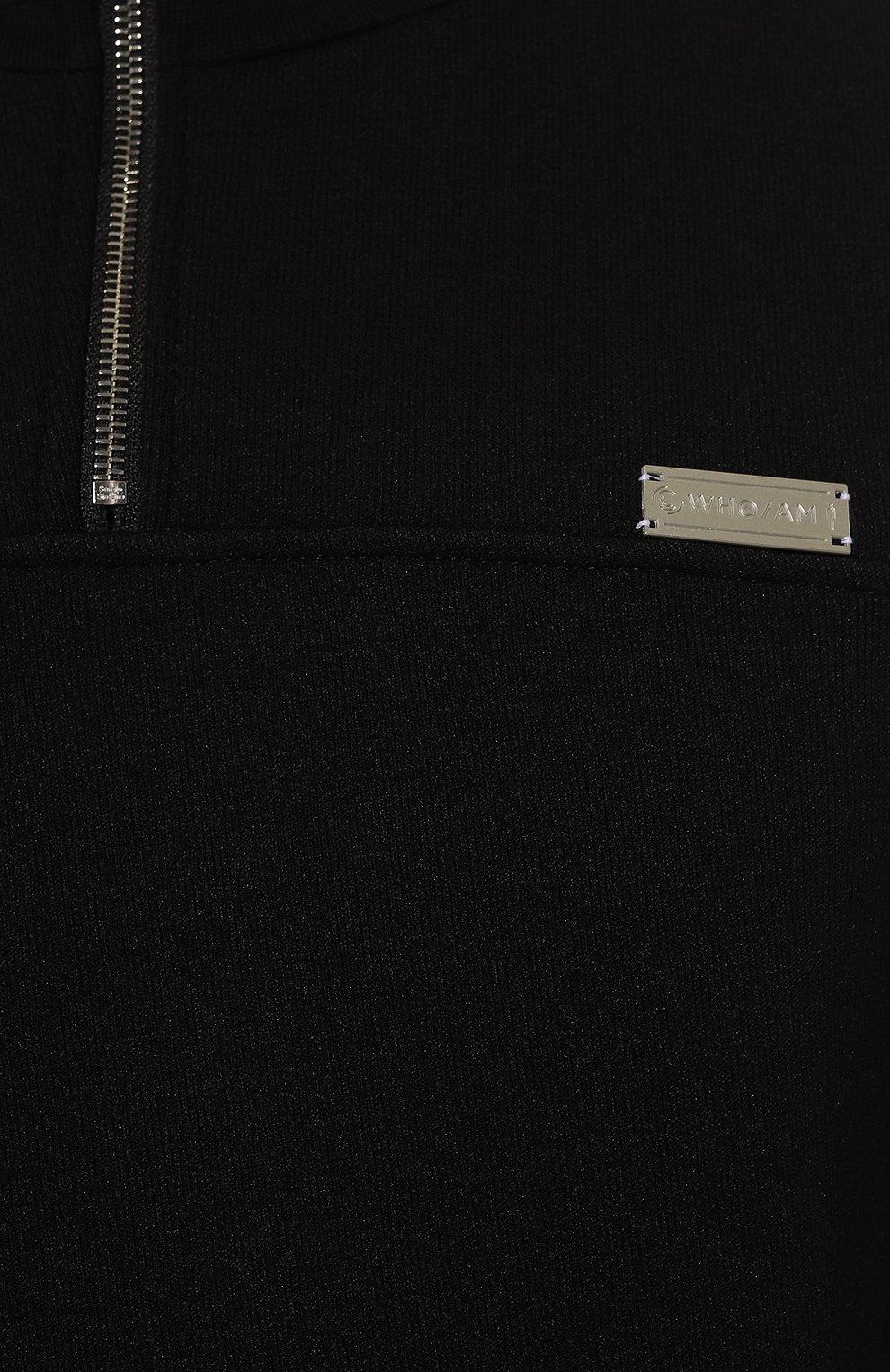 Свитшот WHO_AM черного цвета по цене 19000 руб., арт. MSH3-P241-BLK, фото 5 Свитшот WHO_AM, арт. MSH3-P241-BLK, фото 5
