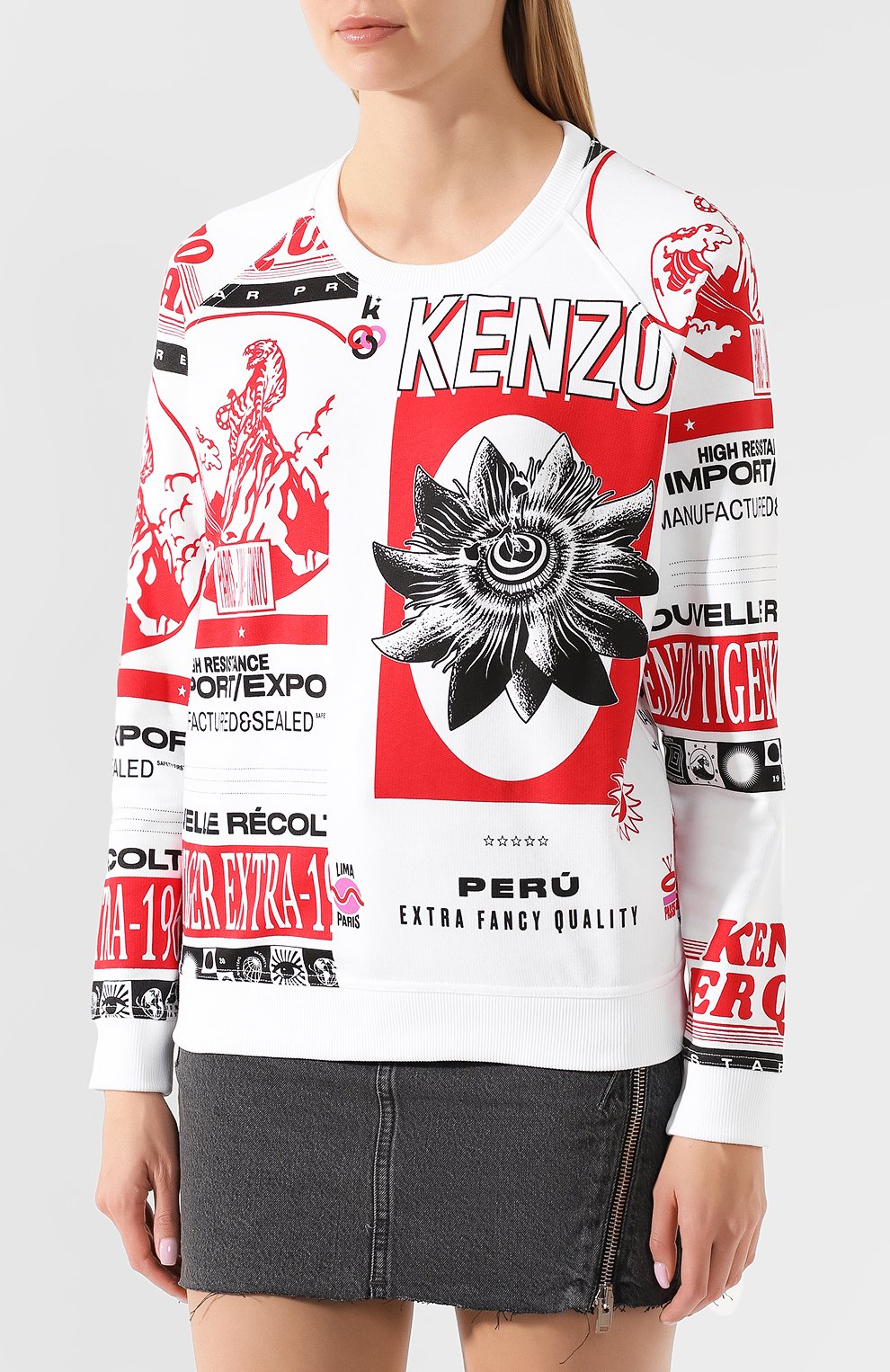 Хлопковый свитшот KENZO, арт. F962SW803962, фото 3