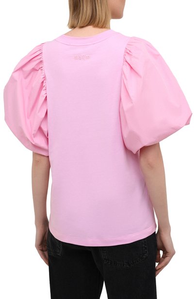 Хлопковая футболка MSGM, арт. 3041MDM75 217298, фото 4