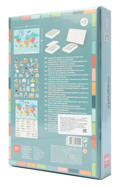 Магнитная игра карта мира APLI KIDS, арт. 16494