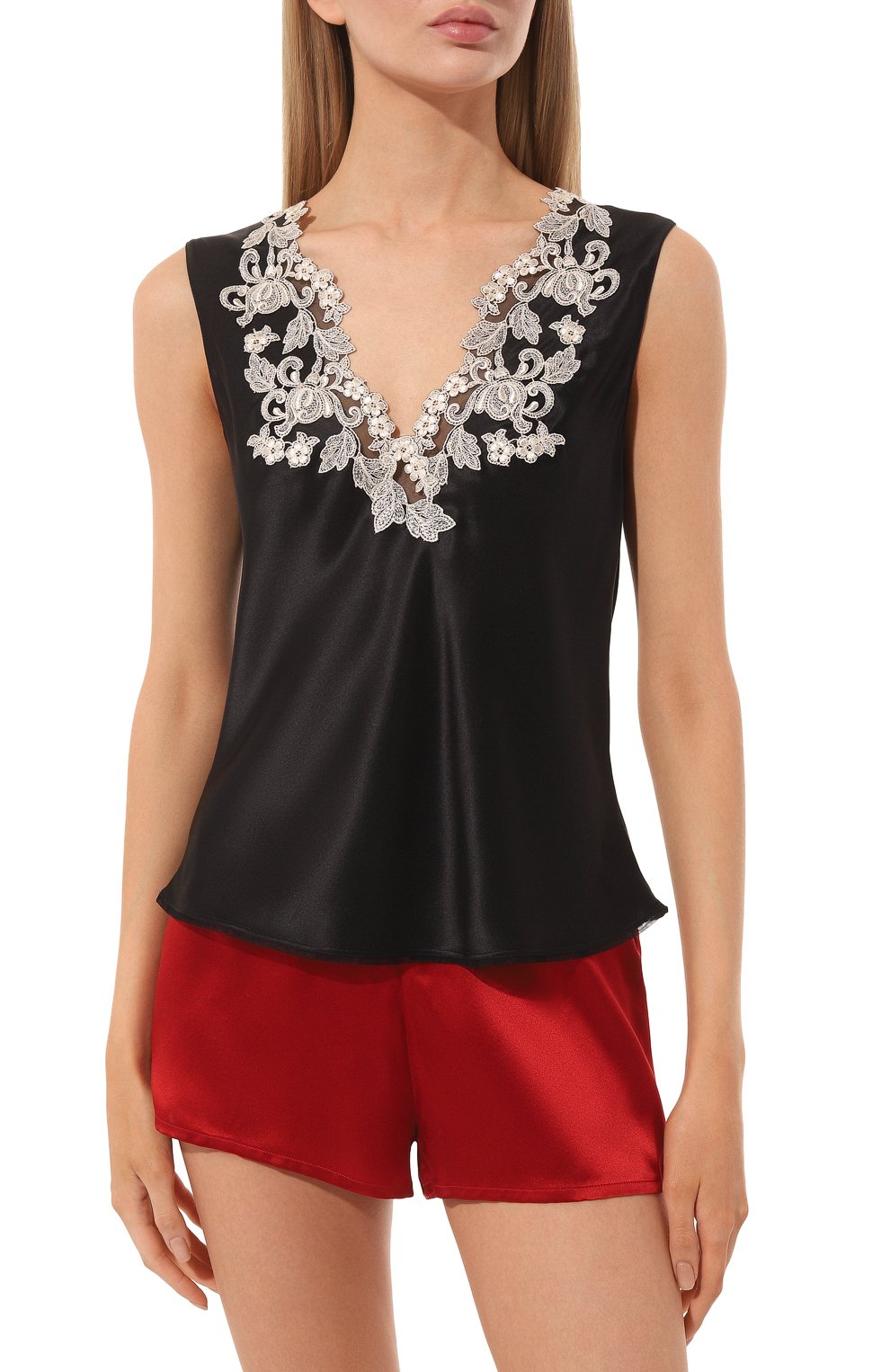 Шелковая майка LA PERLA, арт. N046480, фото 3