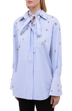 Хлопковая блузка VALENTINO, арт. UB3AB18E5K6, фото 4