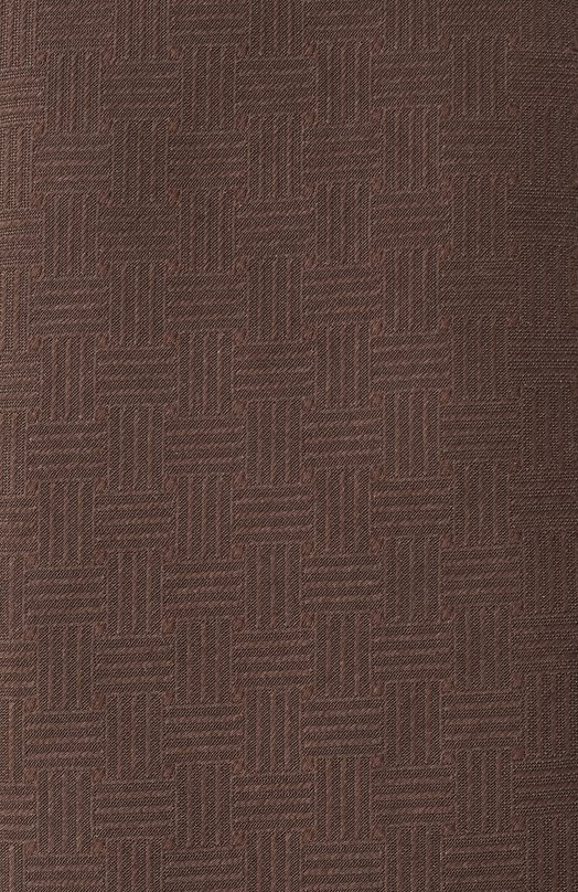 Галстук из шелка и хлопка Zilli CRAV02M0614VNJQ00 Коричневый  CRAV02M0614VNJQ00 Фото 4