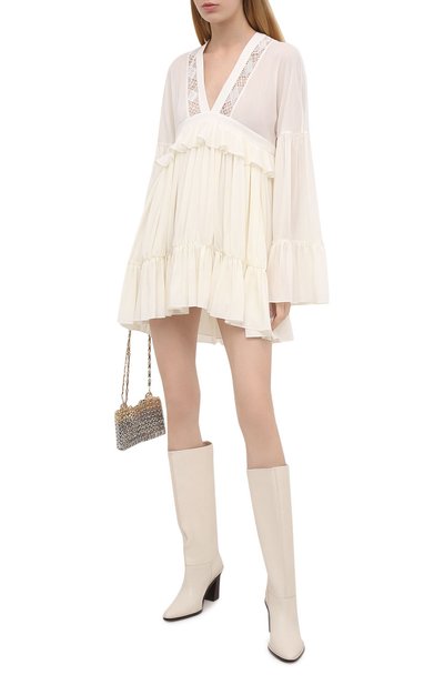 Шелковое платье SAINT LAURENT, арт. 644222/Y3C07, фото 2