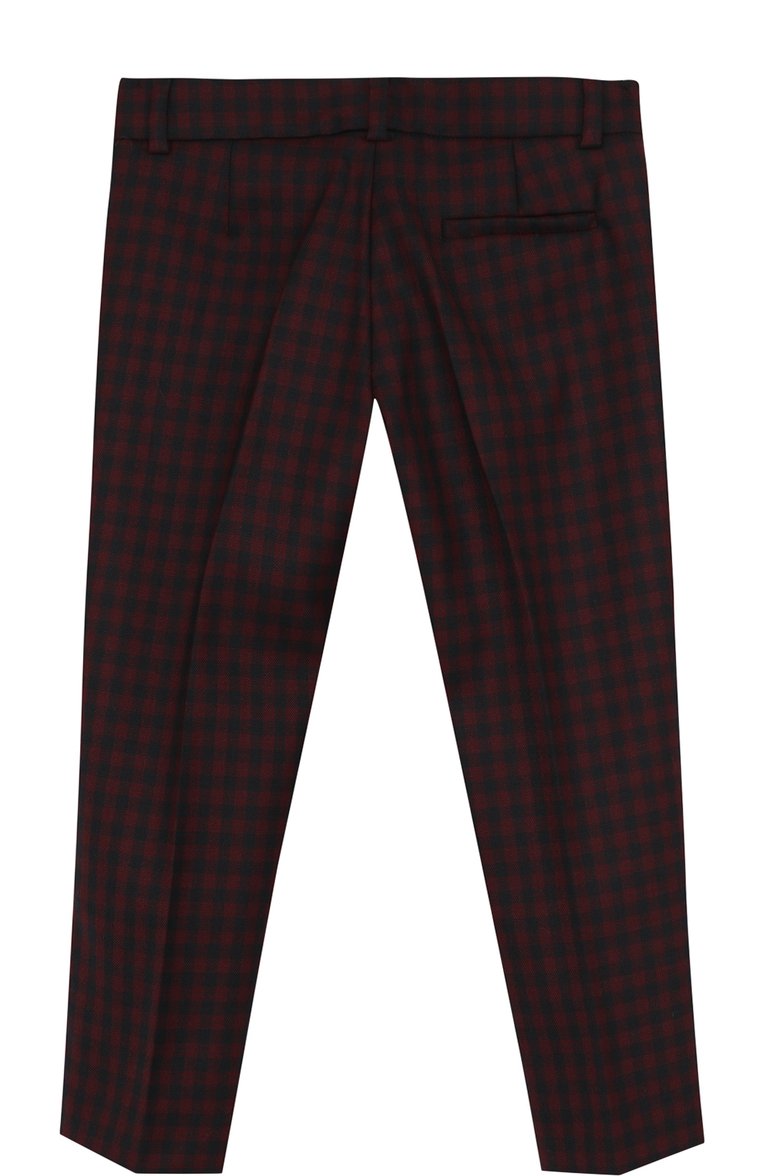 Шерстяные брюки в клетку GUCCI, арт. 475460/XB818, фото 2