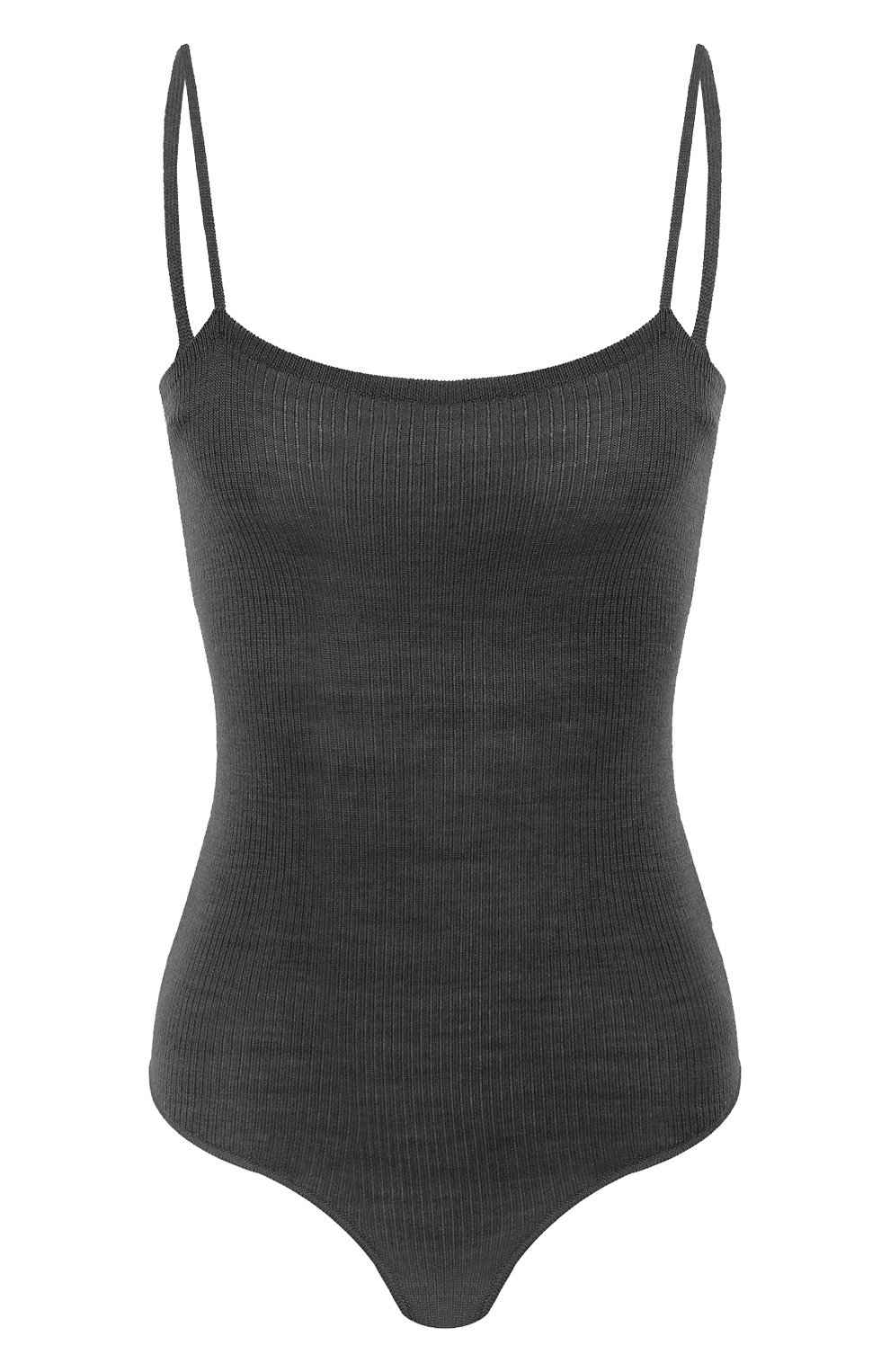 Шерстяное боди NOT SHY темно-серого цвета по цене 17300 руб., арт. 4308014, фото 1 Шерстяное боди NOT SHY, арт. 4308014, фото 1