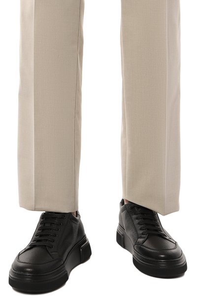 Кожаные кеды GIORGIO ARMANI, арт. X2X177/XN914, фото 3