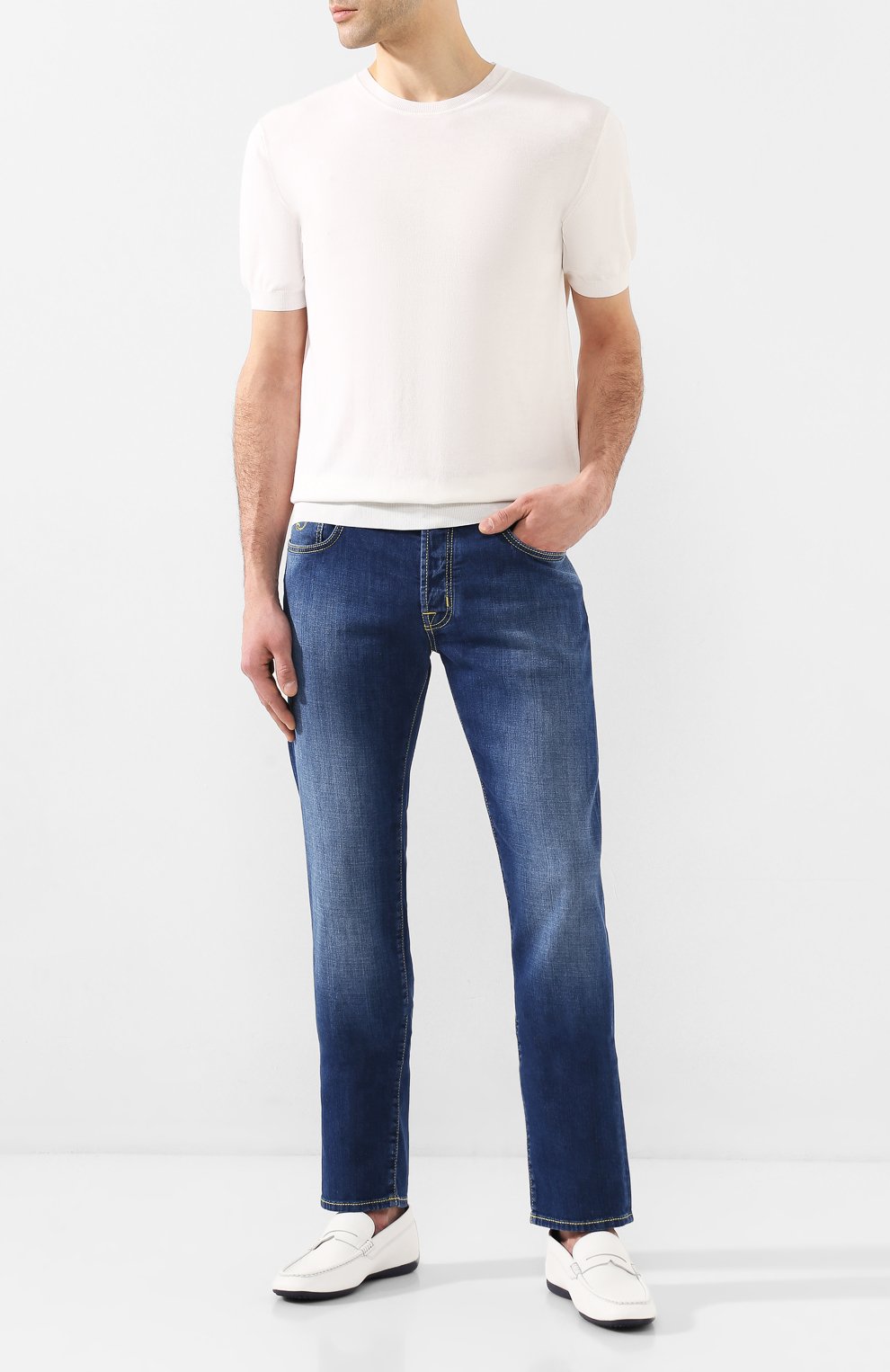 Кожаные пенни-лоферы MORESCHI, арт. 41969/MY, фото 2