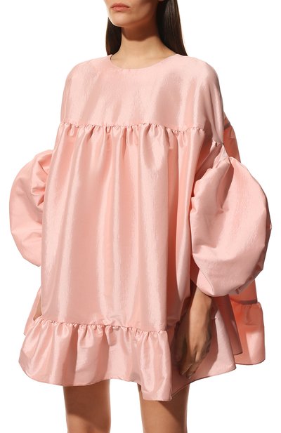 Шелковое платье KIKA VARGAS розового цвета по цене 66450 руб., арт. GINA DRESS/TAFFETA, фото 3 Шелковое платье KIKA VARGAS, арт. GINA DRESS/TAFFETA, фото 3