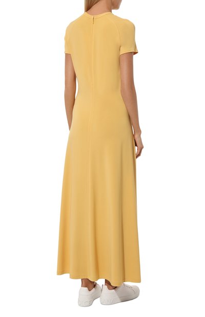 Платье из вискозы TOTEME, арт. 242-WRD1696-FB0162, фото 4