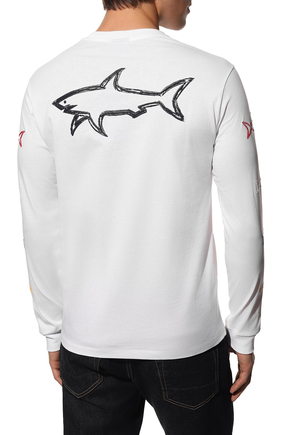 Хлопковый лонгслив PAUL&SHARK, арт. 22411587, фото 4