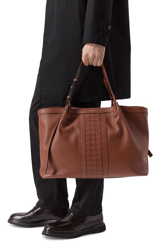 Сумка-шопер Serapian Milano SRCM0WLL684542A Коричневый  SRCM0WLL684542A Фото 2