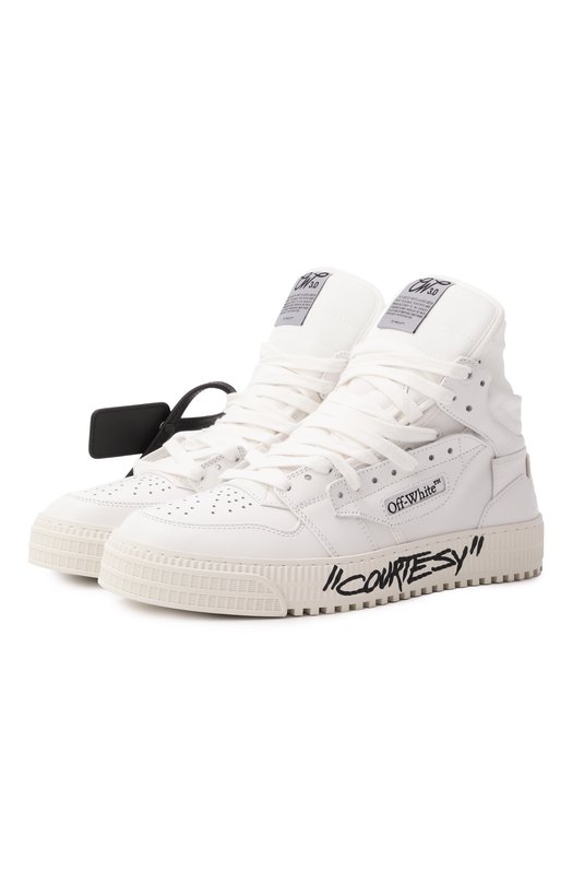 Кожаные кеды 3.0 Off Court Courtesy Off-White 0MIA065C99LEA007 Белый 0MIA065C99LEA007