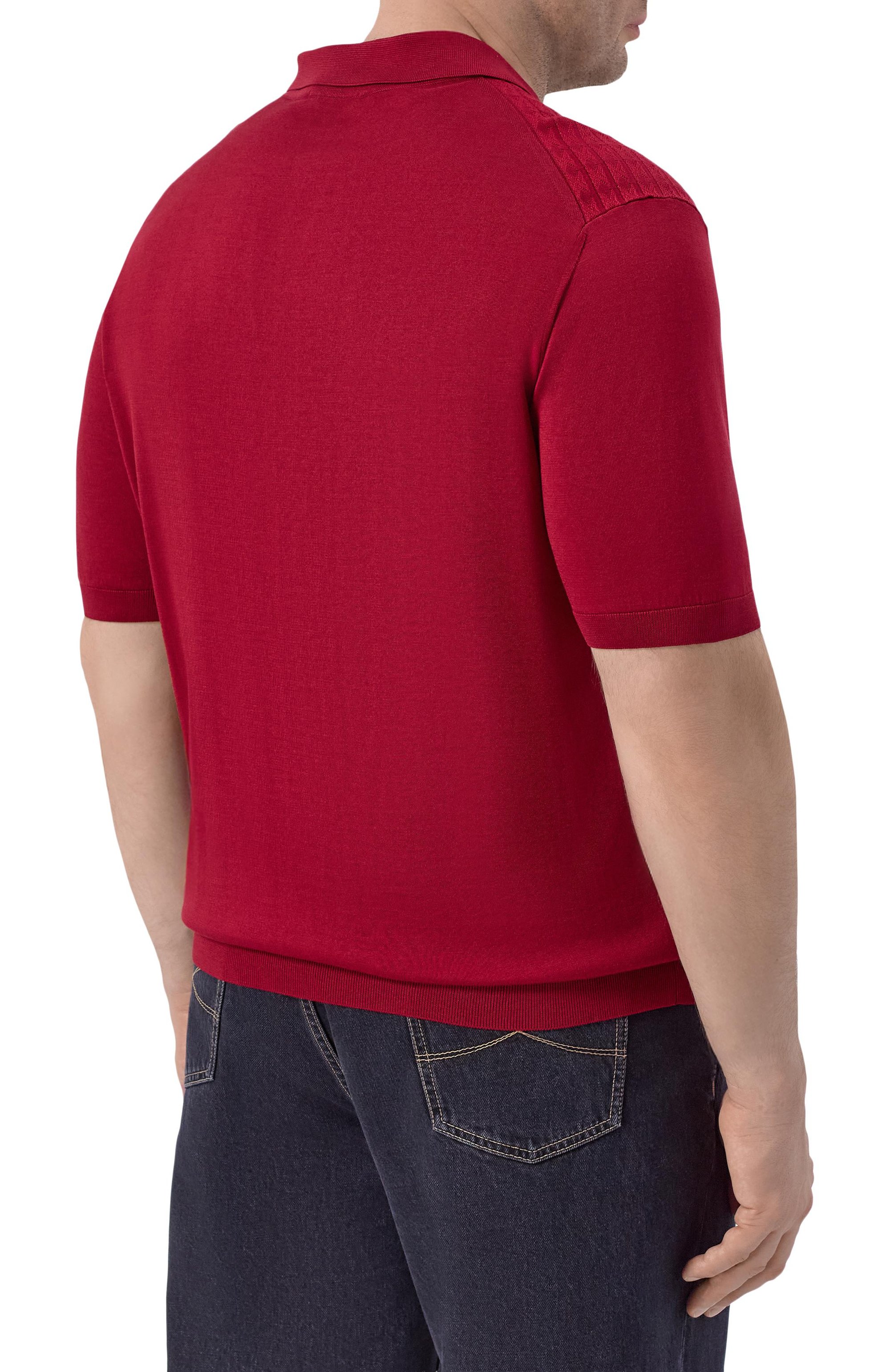 Поло из шелка и хлопка STEFANO RICCI, арт. K212038P31/F26194_004, фото 4