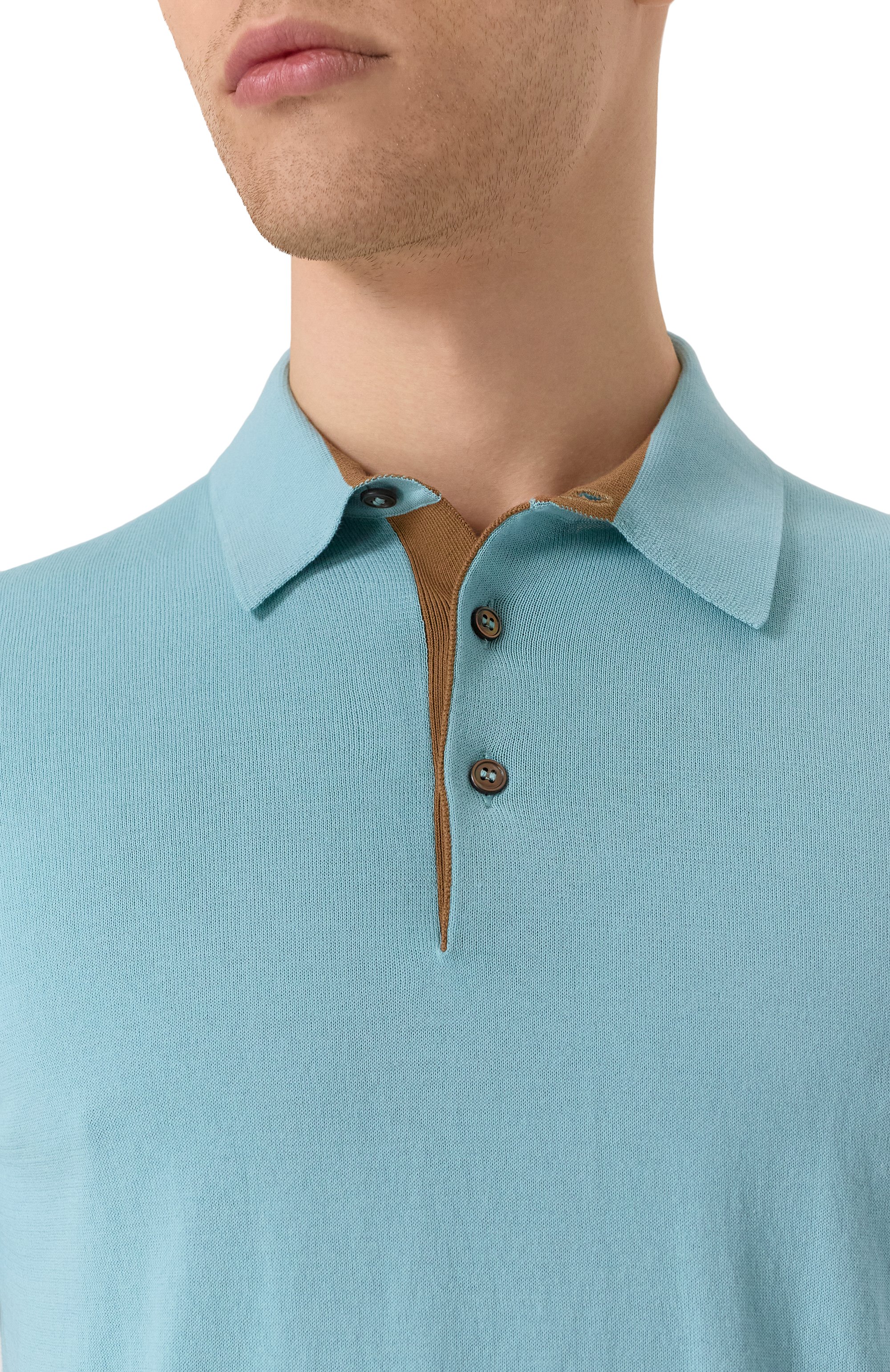 Хлопковое поло GRAN SASSO, арт. 57149/20669, фото 5