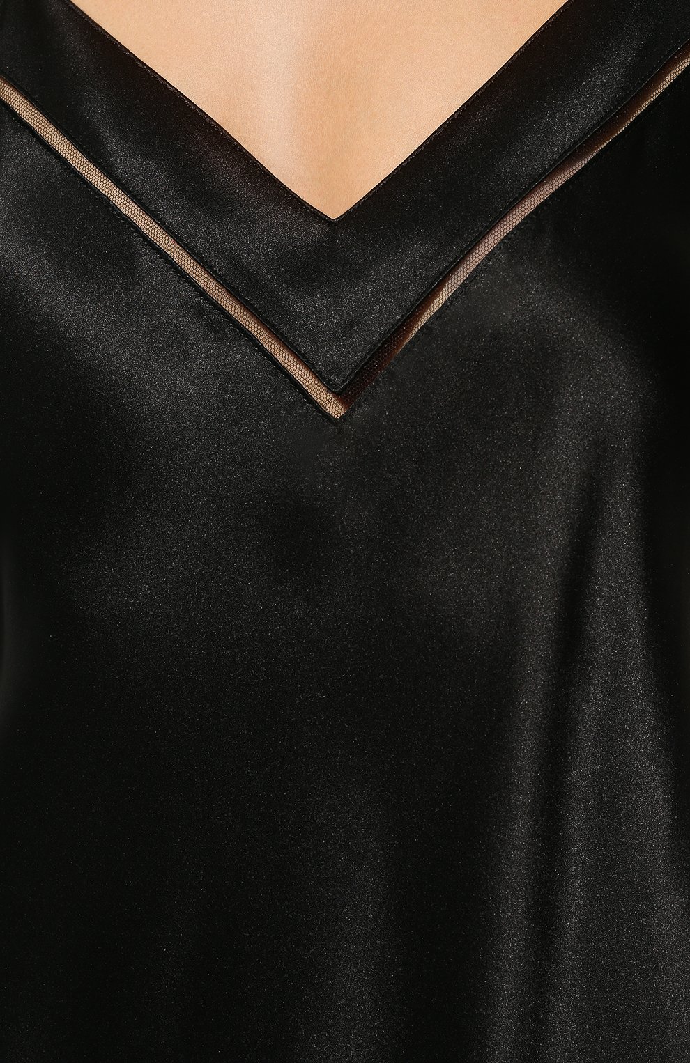 Шелковая пижама SIMONE PERELE черного цвета по цене 46000 руб., арт. 17F900-15B660, фото 7 Шелковая пижама SIMONE PERELE, арт. 17F900-15B660, фото 7